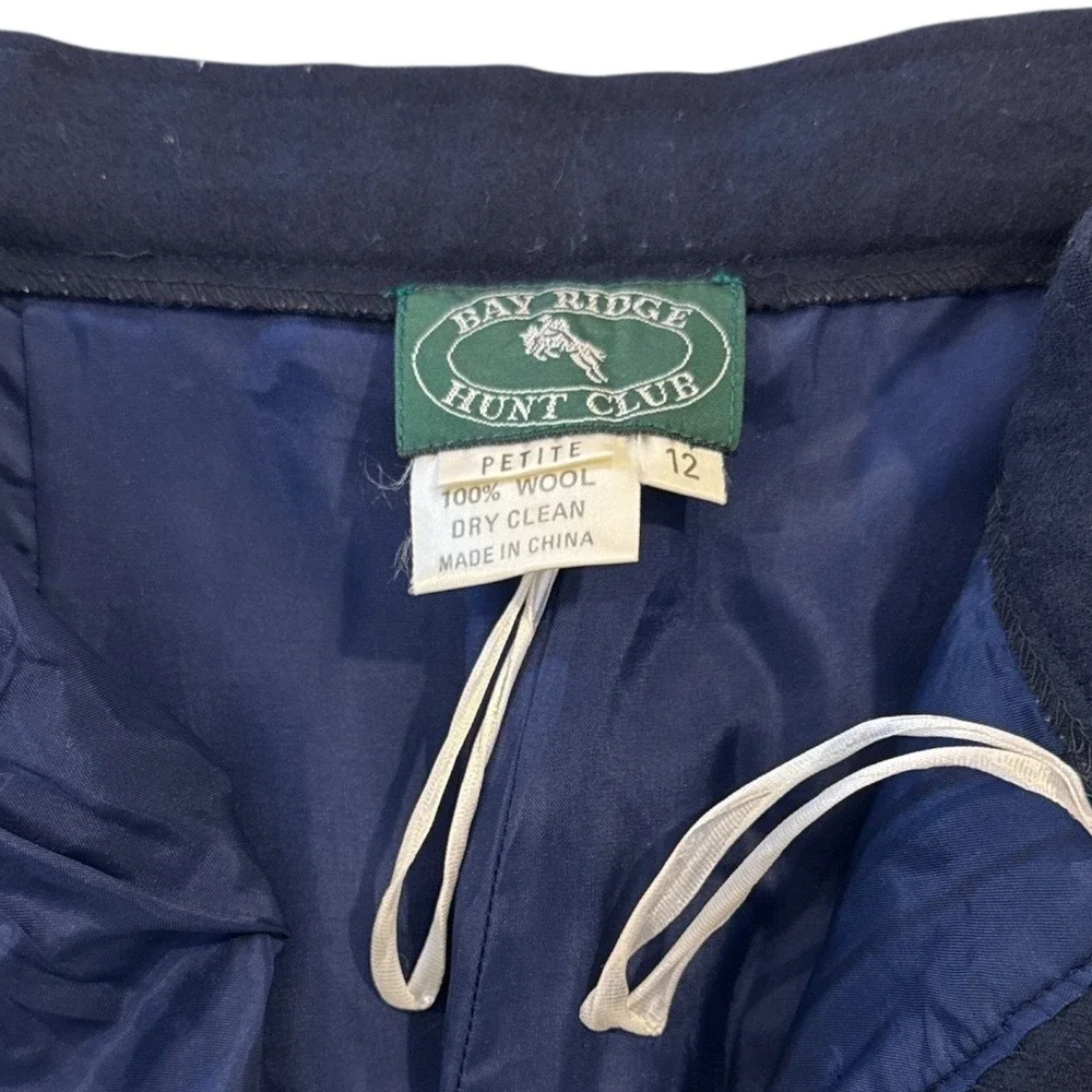 Bay Ridge Hunt Club Wool Pants Petite 28